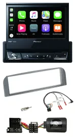 Pioneer DVD Bluetooth DAB USB Lenkrad Autoradio für Alfa 147 GT anthrazit