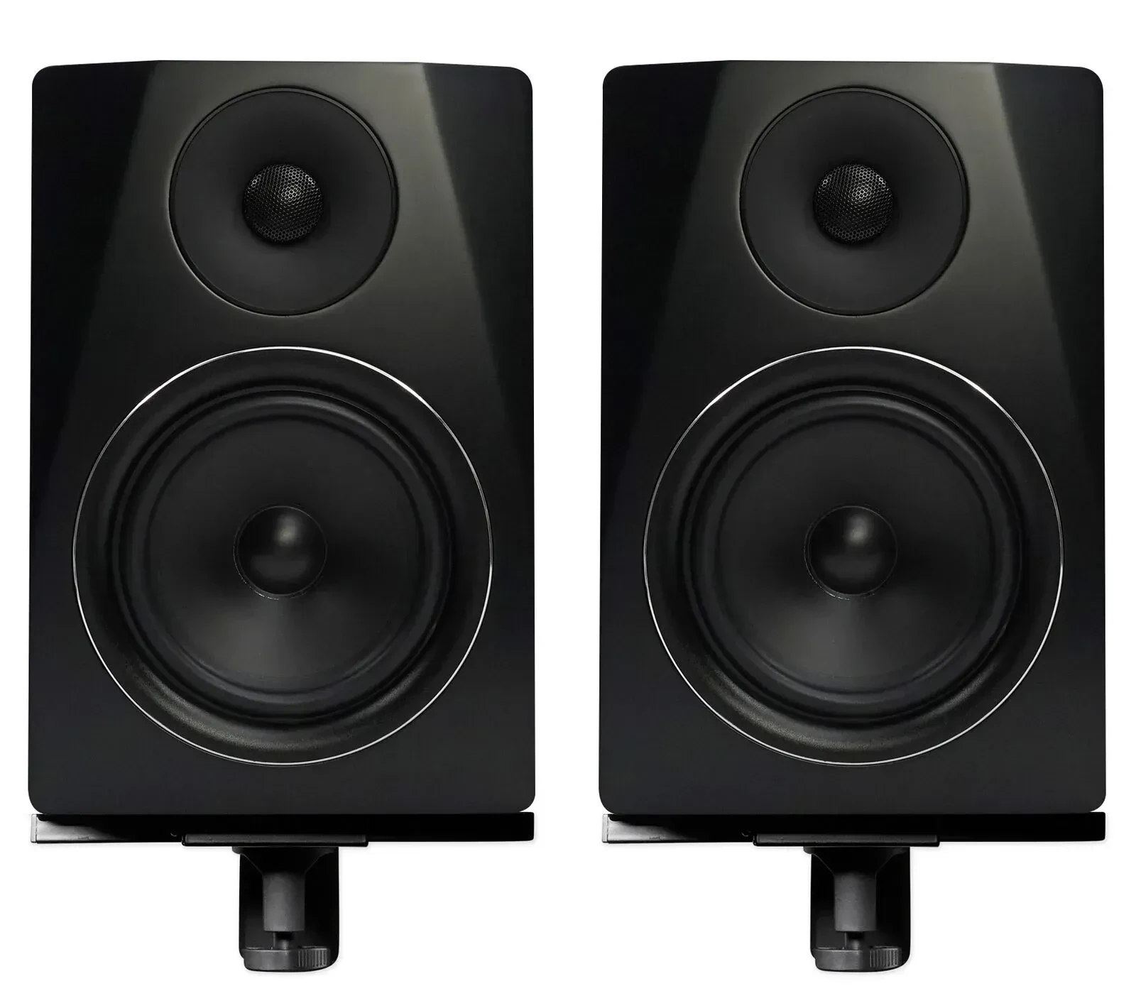 Активный студийный монитор Rockville APM6B Black с аксессуарами (пара)