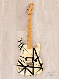 Электрогитара ESP Custom Shop Kohji Superstrat H Eddie Van Halen Striped w/case Japan 2000s