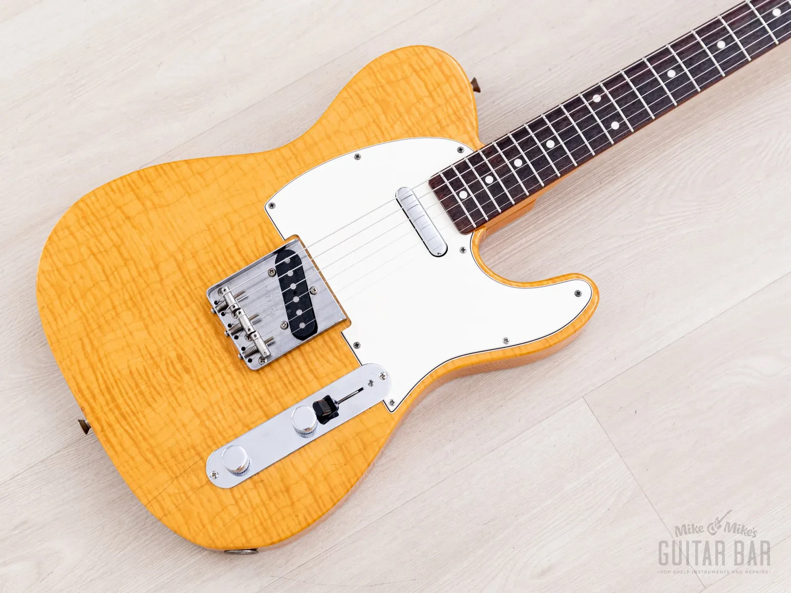 1995 Fender Custom Edition Telecaster TL62-70NS Foto Flame Top, Japan MIJ