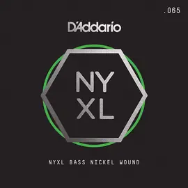 Струна одиночная D'Addario NYXLB065 NYXL Nickel Wound Bass Single 065
