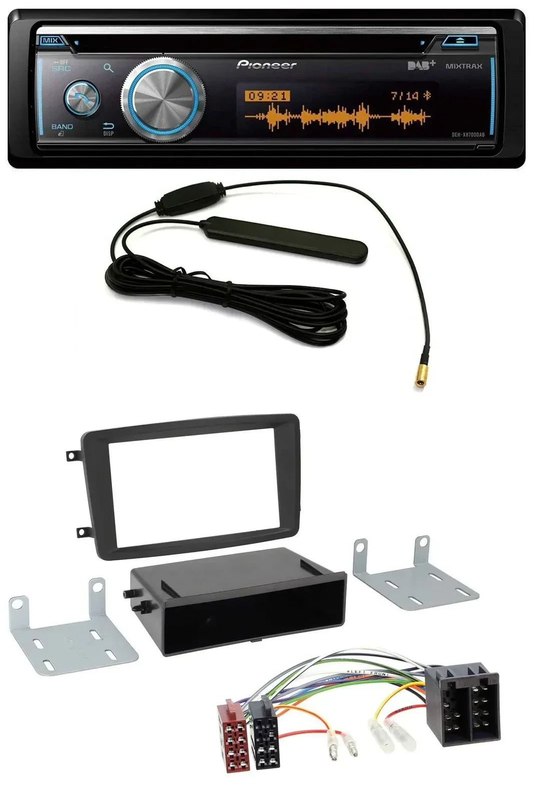 Автомагнитола для Mercedes C-Class/CLK/Vito/Viano Pioneer CD USB Bluetooth DAB MP3