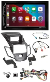 ESX 2DIN DAB USB Lenkrad Bluetooth Autoradio für Ford Fiesta Display 2008-10 sch