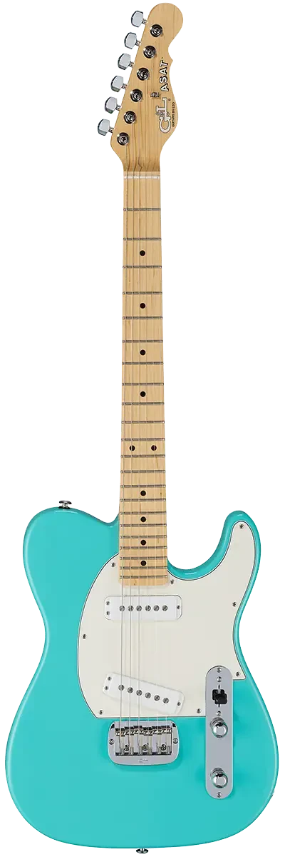 Электрогитара G&L Fullerton Deluxe ASAT Special Turquoise