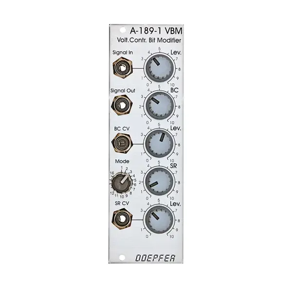 Модульный студийный синтезатор Doepfer A-189-1 Bit Modifier / Bit Cruncher - Effekt Modular Synthesizer