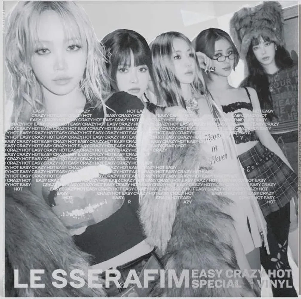 LE SSERAFIM - Easy-Crazy-Hot [Indie-Exclusive Silver White] NEW Vinyl