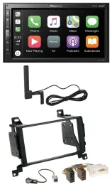 Pioneer USB 2DIN Bluetooth DAB MP3 Autoradio für Hyundai Santa Fe 2007-2012