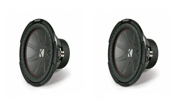 Kicker 48CWR124 12" CompR CWR124 Dual 4-ohm Car Subwoofer