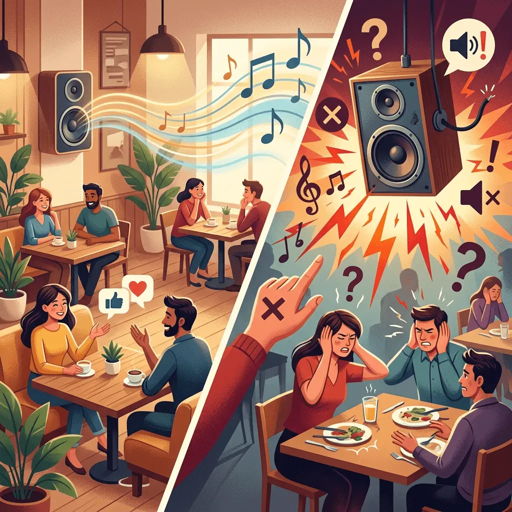 Частые ошибки при выборе звука для кафе и ресторанов