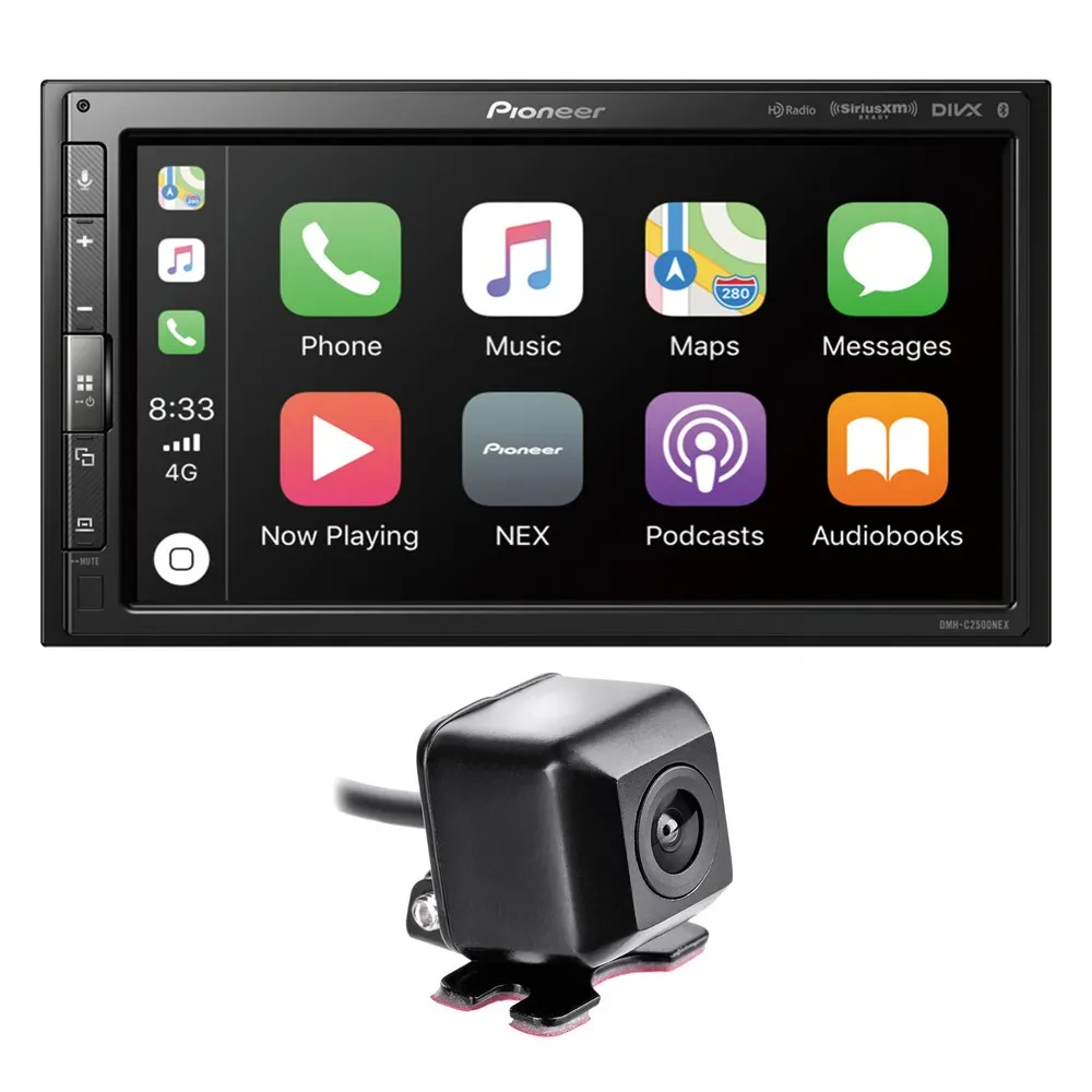 Pioneer DMH-C2550NEX | Bluetooth Receiver w/ 50% Off NVX XCADJ1 Backup Cam