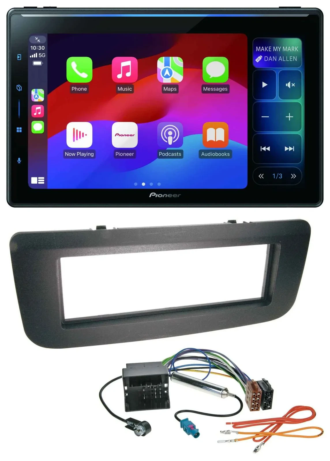 Pioneer Bluetooth DAB MP3 USB Autoradio für Skoda Fabia 5J 07-14 Praktik Roomste