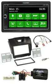 Blaupunkt Bluetooth 2DIN Lenkrad DAB USB TMC Navigation für Isuzu D-Max ab 12 du