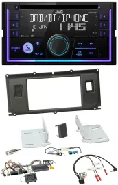 Автомагнитола для Land Rover Evoque JVC 2DIN DAB Bluetooth CD USB
