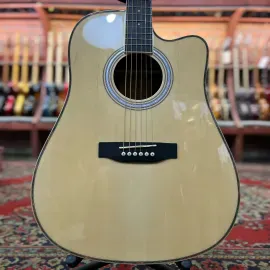 Акустическая гитара DeMarco DMED30C Dreadnought Gloss Natural