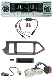 Автомагнитола Dietz DAB USB MP3 Bluetooth для Kia Picanto (с 2011, без Start-Stop)