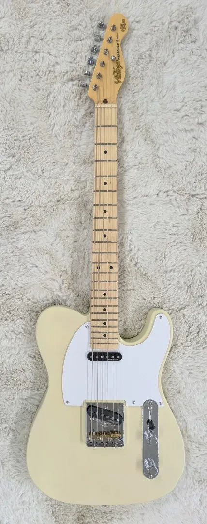 Vintage V58 Jerry Donahue ReIssued Electric Guitar ~ Ash Blonde - B-Stock