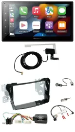 Автомагнитола для Hyundai i40 (с 2011) Pioneer 2DIN USB Bluetooth DAB, поддержка кнопок на руле