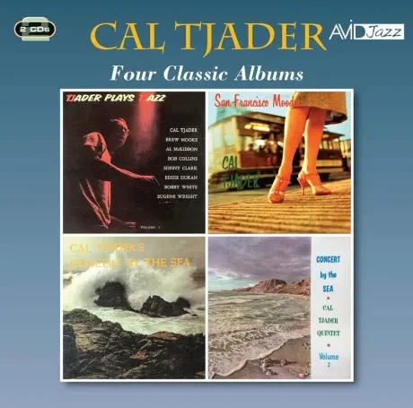 CAL TJADER - Plays Tjazz / San Francisco Moods / Concert By The Sea Vol.1 / Concert By The Sea Vol.2 (2CD)