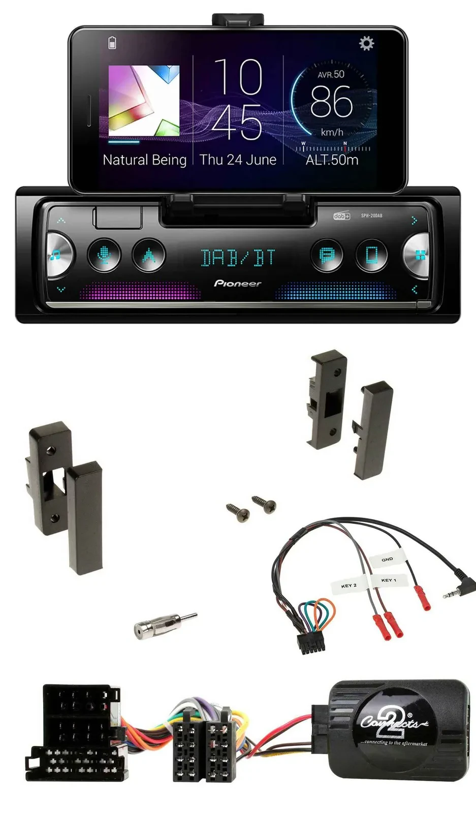 Автомагнитола для Audi A3 8L (1996–2000) Pioneer Bluetooth DAB USB