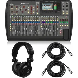 Behringer X32 32-Channel 16-Bus Total Recall Digital Mixing Console V4.0, Bundle