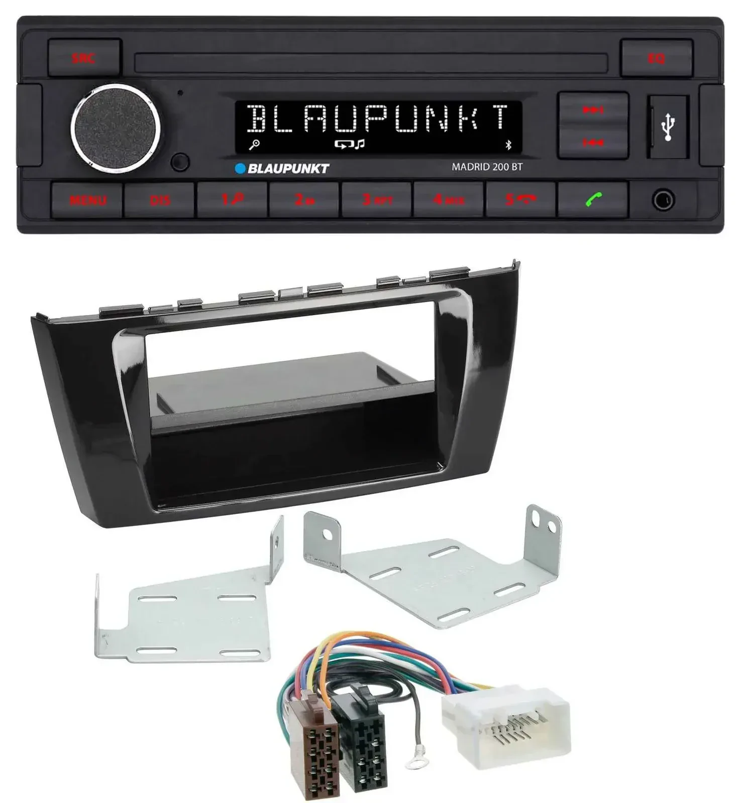 Blaupunkt USB AUX Bluetooth MP3 Autoradio für Mitsubishi Space Star A00 ab 13 Ab