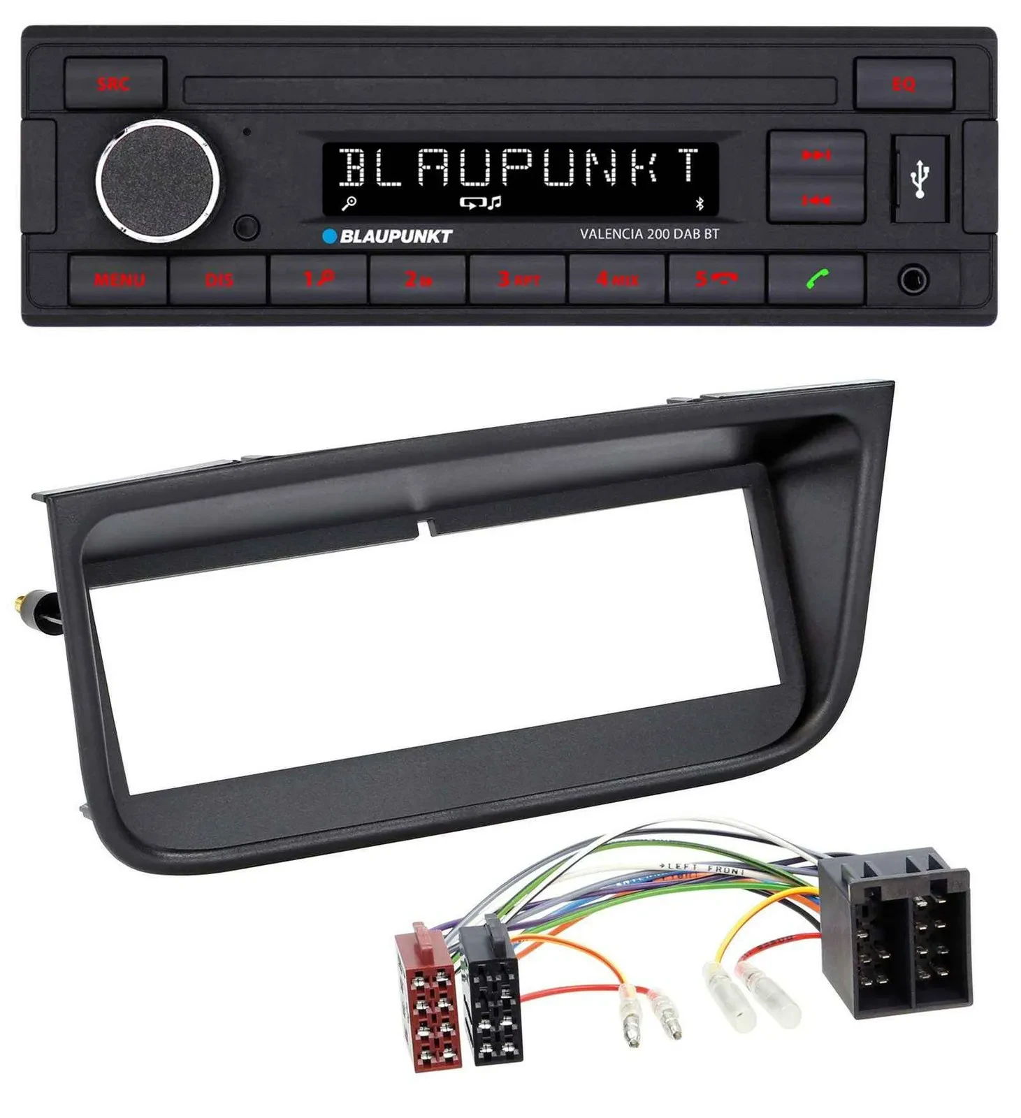 Blaupunkt DAB MP3 Bluetooth USB Autoradio für Peugeot 406