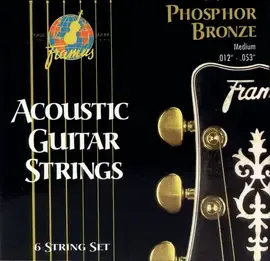 Струны для акустической гитары Framus 47220M 12-53, бронза фосфорная