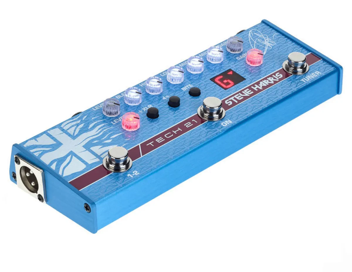 Напольный предусилитель для бас-гитары tech21 SH1 Steve Harris Signature SansAmp