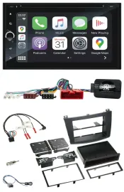 Автомагнитола Blaupunkt 2DIN Navigation DAB Bluetooth USB для Mazda 3 (2009–2013), CAN-Bus, TMC