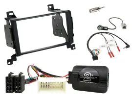 Автомагнитола Caraudio24 2 DIN для Hyundai Santa Fe 2007–2012 (набор, с адаптером рулевого управления)