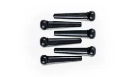 Фиксатор струн для акустической гитары Taylor 7252 Plastic Black (6 штук)
