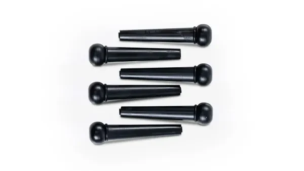 Фиксатор струн для акустической гитары Taylor 7252 Plastic Black (6 штук)