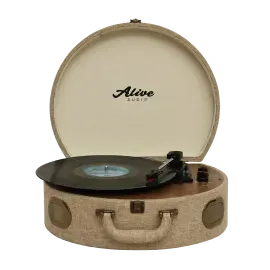Виниловый проигрыватель Alive Audio MOVIE The Canvas Edition Mocca c Bluetooth