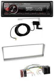 Pioneer 1DIN MP3 DAB USB AUX Autoradio für Alfa Romeo 156 (2001-2003)