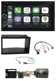 Blaupunkt USB DAB Bluetooth 2DIN TMC Lenkrad Navigation für VW Polo Passat Quadl