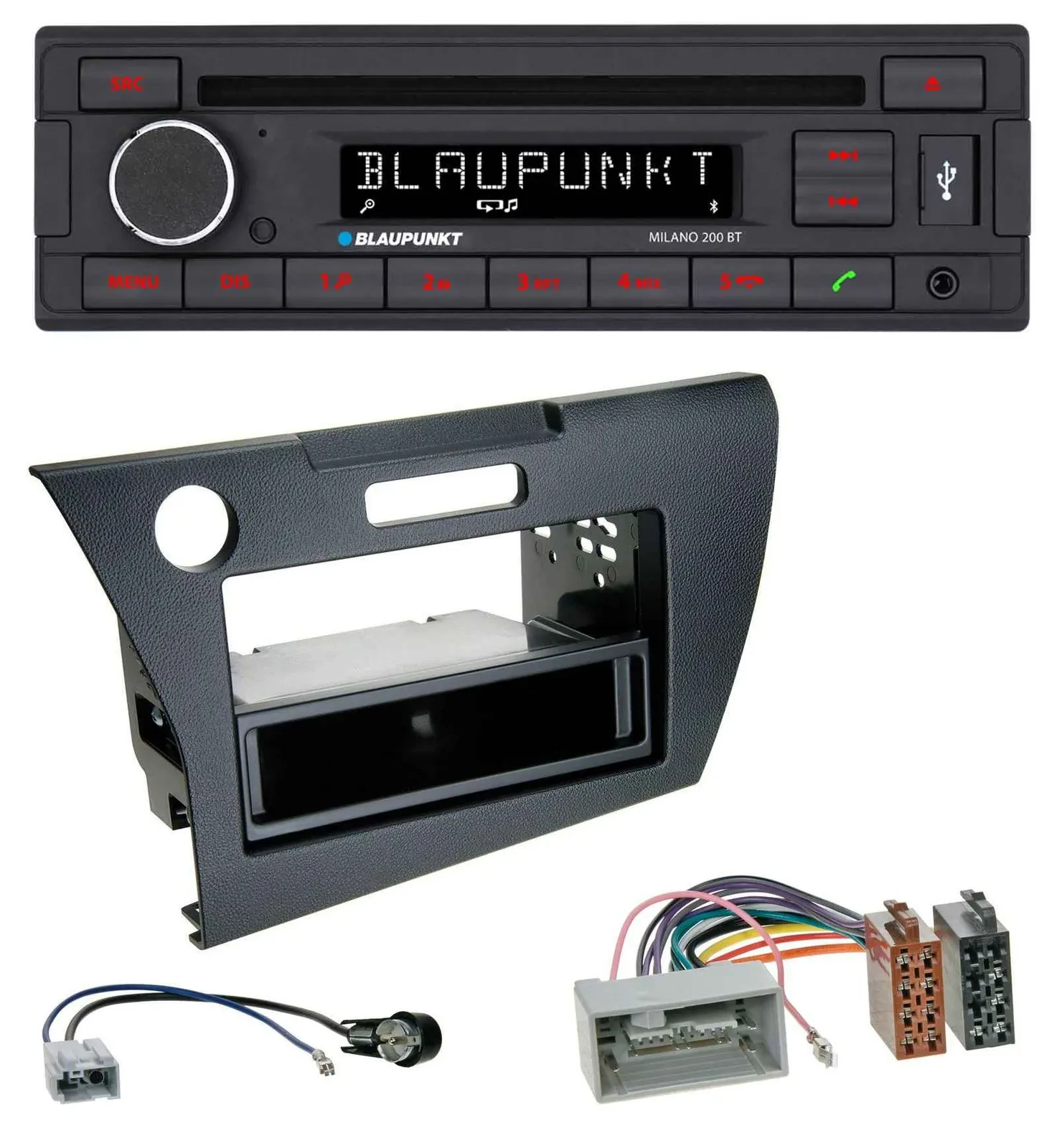 Blaupunkt MP3 USB CD Bluetooth AUX Autoradio für Honda CR-Z (ZF1, ab 2010)