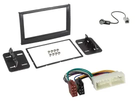 Einbauset Doppel DIN Autoradio für Kia Sportage SL ab 2016 schwarz