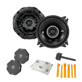 Kicker 43DSC404 Coaxial Car Speakers + Installation Accessory Kit