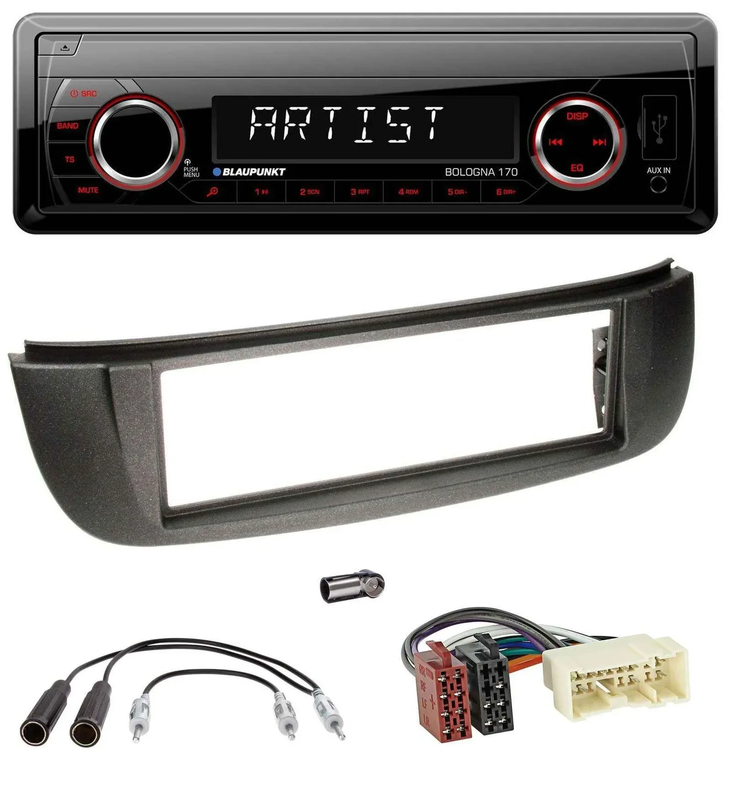 Автомагнитола для Nissan Almera Tino (2001–2004) Blaupunkt 1-DIN, USB, SD, MP3, AUX