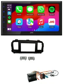JVC Bluetooth 2DIN MP3 DAB USB Autoradio für Citroen Jumpy Dispatch Spacetourer