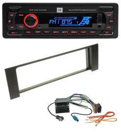 JBL AUX MP3 USB Bluetooth SD Autoradio für Audi A4 00-04 B6 Quadlock Fakra