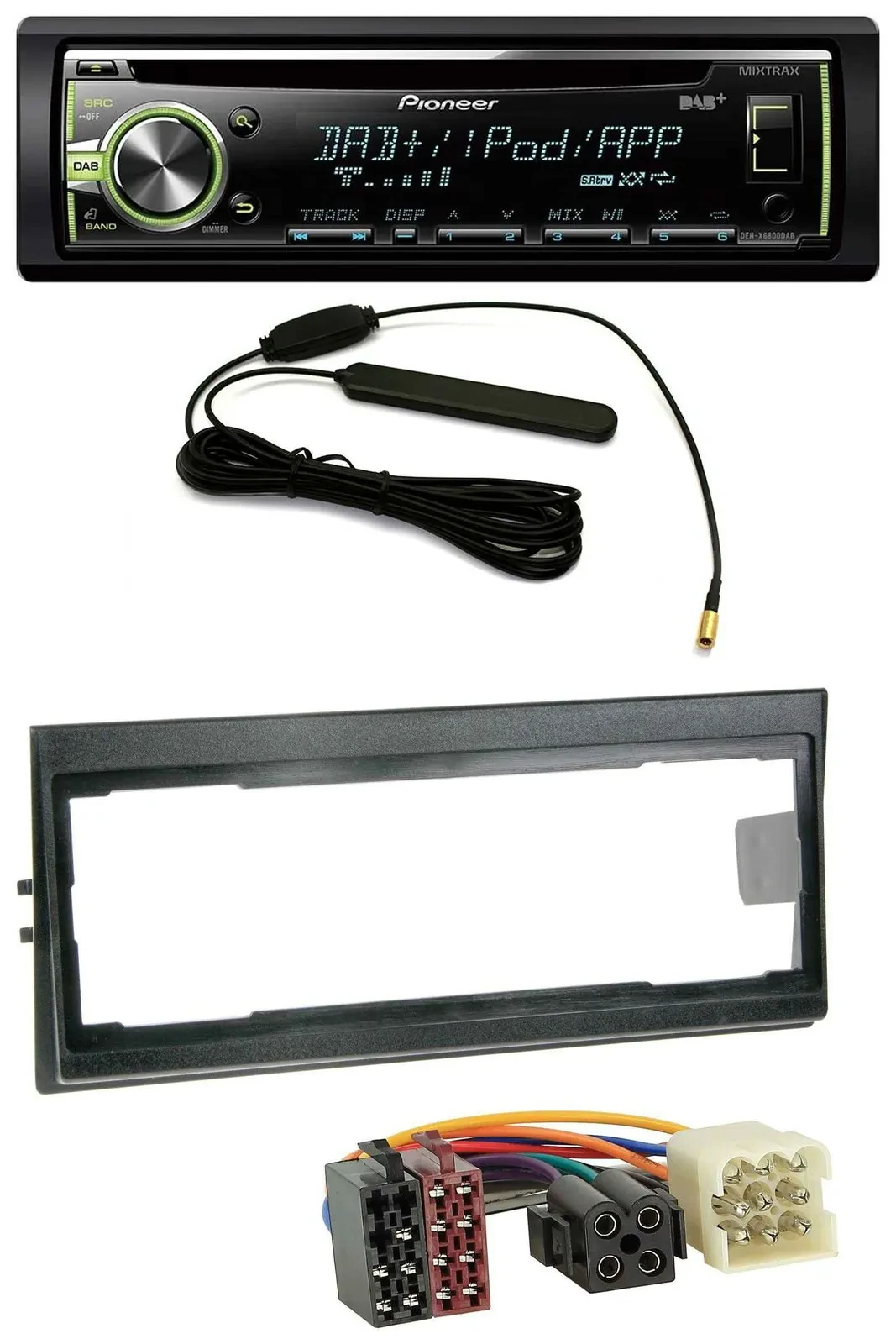 Автомагнитола для Volvo 740/760 (1982–1992) Pioneer MP3, USB, CD, DAB, AUX