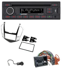 Автомагнитола для Chevrolet Cruze (2011–2016) Blaupunkt MP3 USB CD Bluetooth AUX серебристая