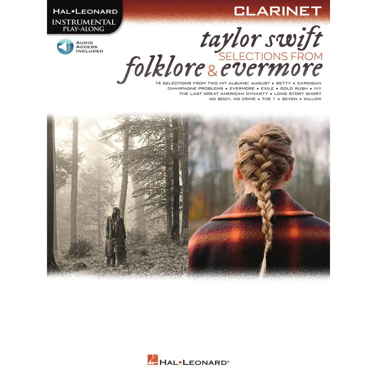 Сборник песен Hal Leonard Instrumental Play-Along: Taylor Swift Selections from Folklore