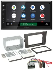Kenwood DAB Bluetooth USB MP3 2DIN Autoradio für Volvo XC 90 02-14 14 Pin