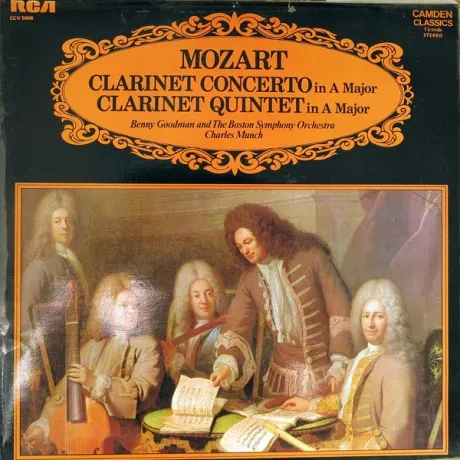 MOZART - Clarinet Concerto In A Major / Clarinet Quintet In A Major (LP , Used)