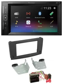 Pioneer DAB MP3 2DIN Bluetooth USB Autoradio für Mercedes M-Klasse W164 05-11