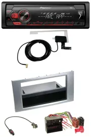 Pioneer 1DIN USB DAB MP3 AUX Autoradio für Ford Galaxy Focus C-Max S-Max 03-07 s