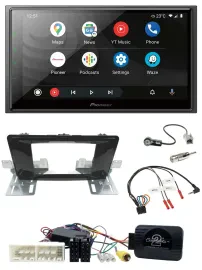 Pioneer USB 2DIN DAB Lenkrad Bluetooth Autoradio für Hyundai H 350 ab 2016