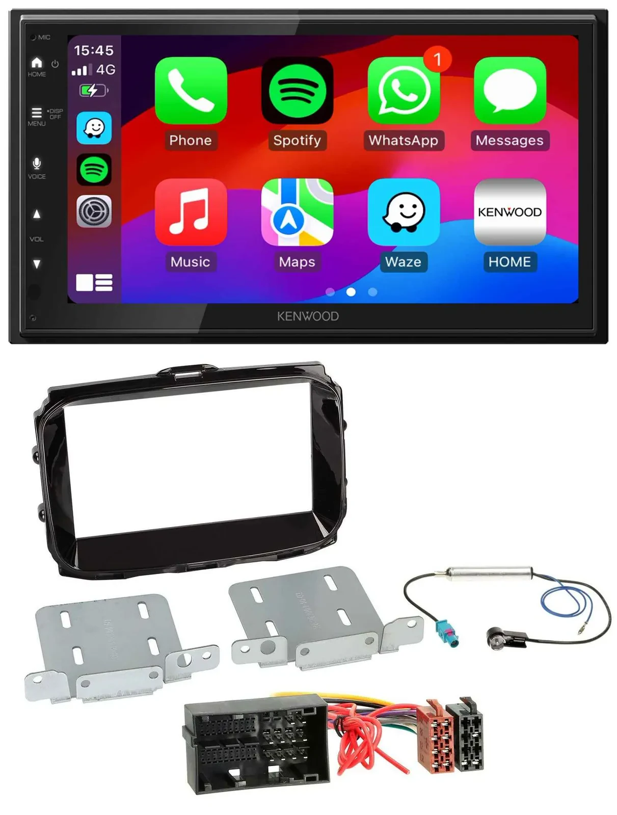 Автомагнитола для Alfa Romeo Giulietta Kenwood 2DIN DAB Bluetooth USB MP3